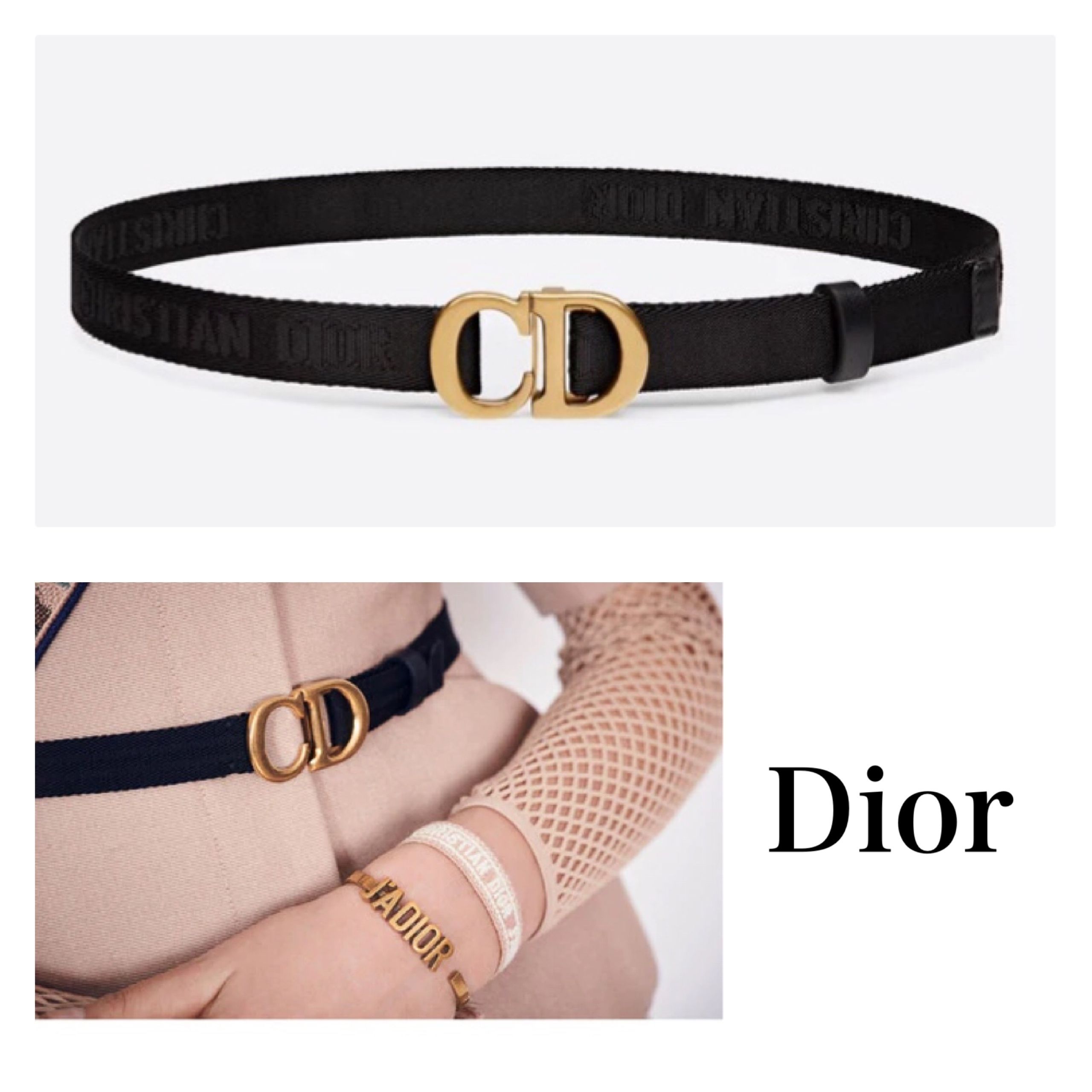 Dior】SADDLE BELT” CDロゴ