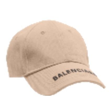 BALENCIAGA】Logo キャップ 刺しゅう入りコットン ベージュ BALENCIAGA】Logo キャップ 刺しゅう入りコットン ベージュ