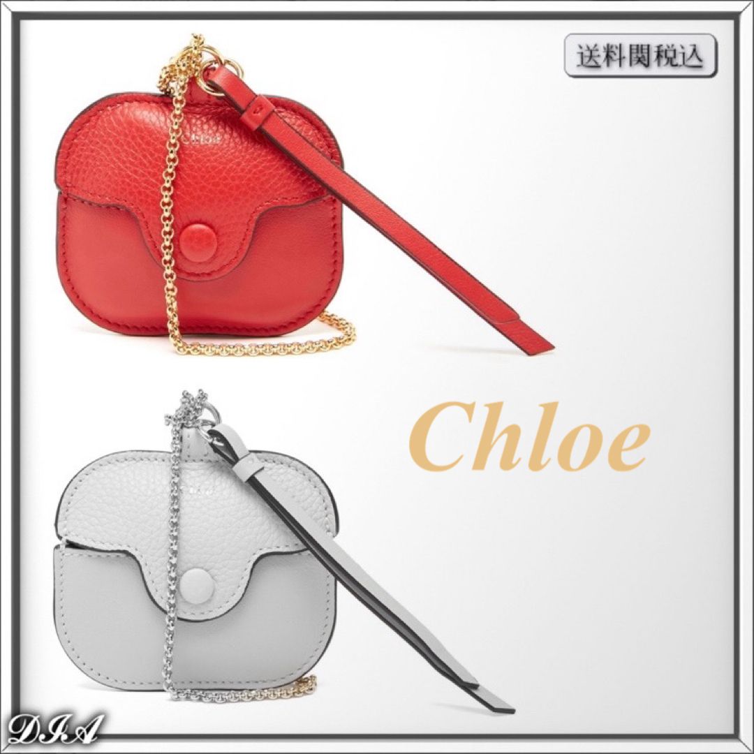 Chloe チェーンストラップ レザー AirPods Proケース 人気 (Chloe