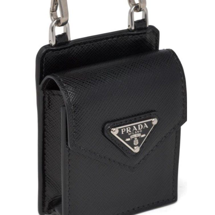 PRADA プラダ☆サフィアーノレザーイヤホンケース (PRADA/スマホケース ...