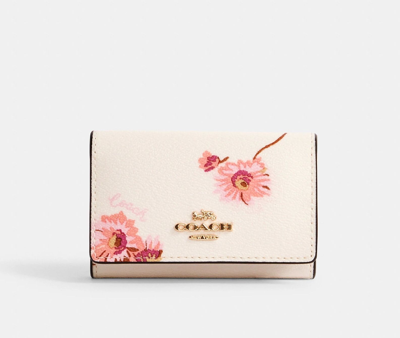 COACH ☆大人気☆ ファイブリング キーケース チョーク ホワイト
