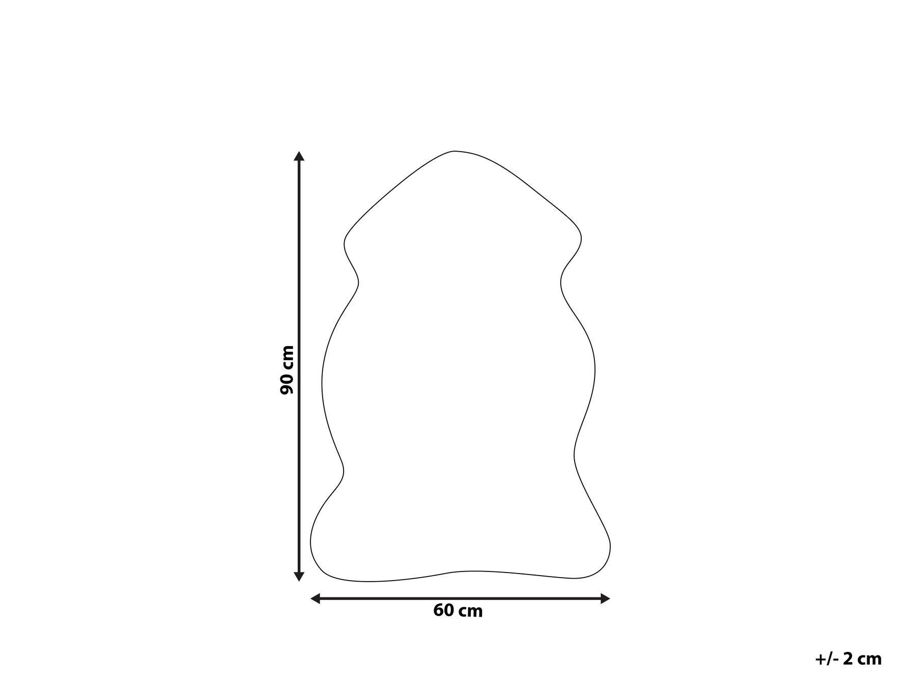 BELIANI】エコファーラグ UNDARA / 60x90cm (BELIANI/ラグ・カーペット ...