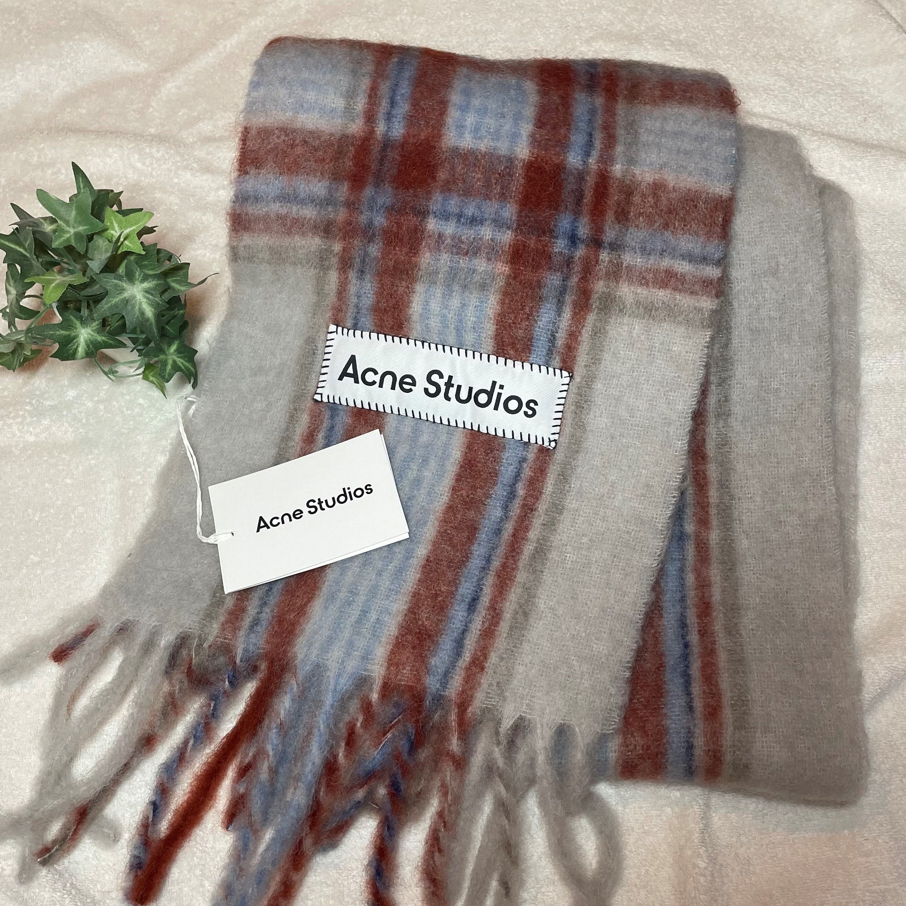 割引クーポン acne タータンチェックスカーフ studios - マフラー/ショール