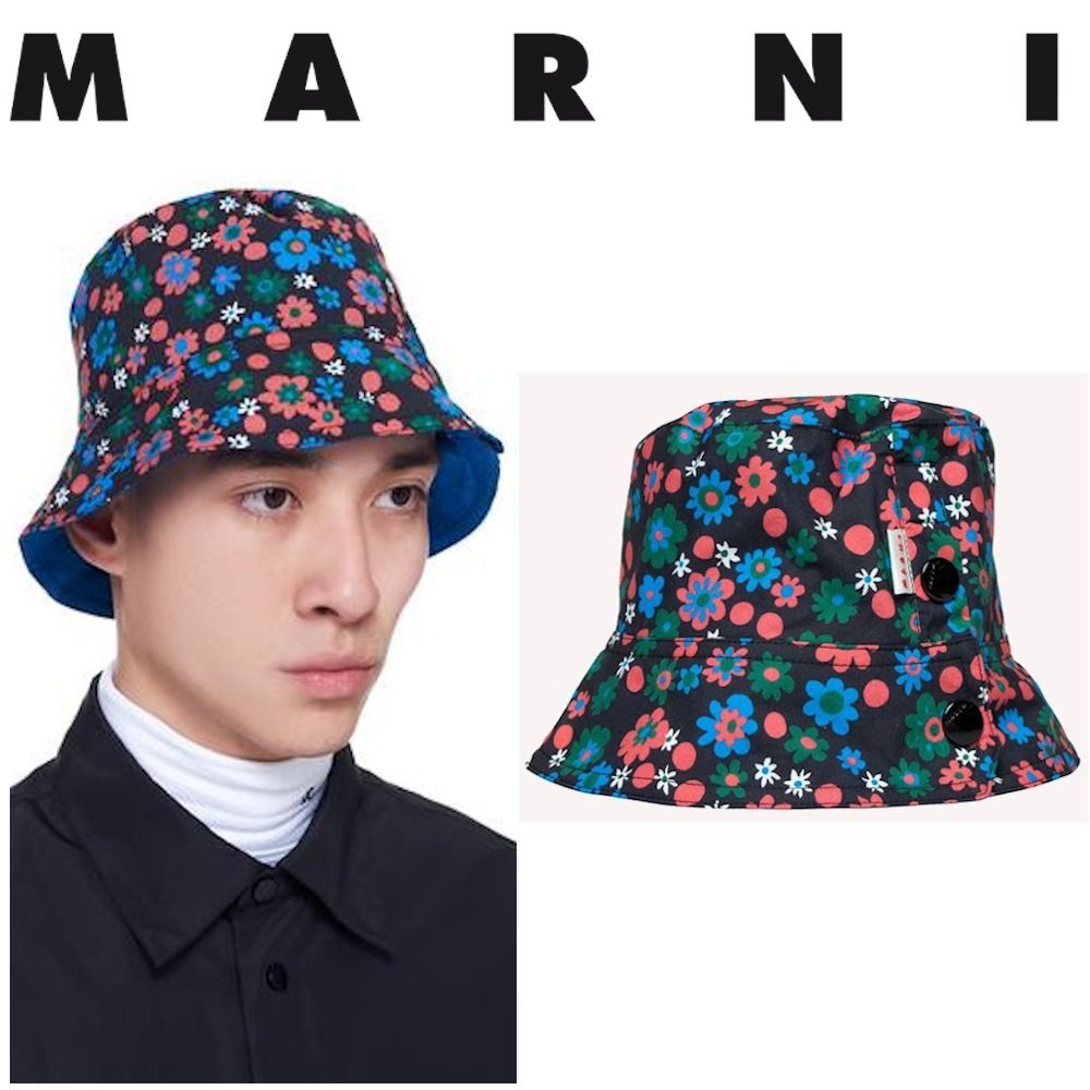 MARNI】ミラノ発☆Made in Italy フローラル バケットハット (MARNI MARNI】ミラノ発☆Made in Italy フローラル バケットハット (MARNI