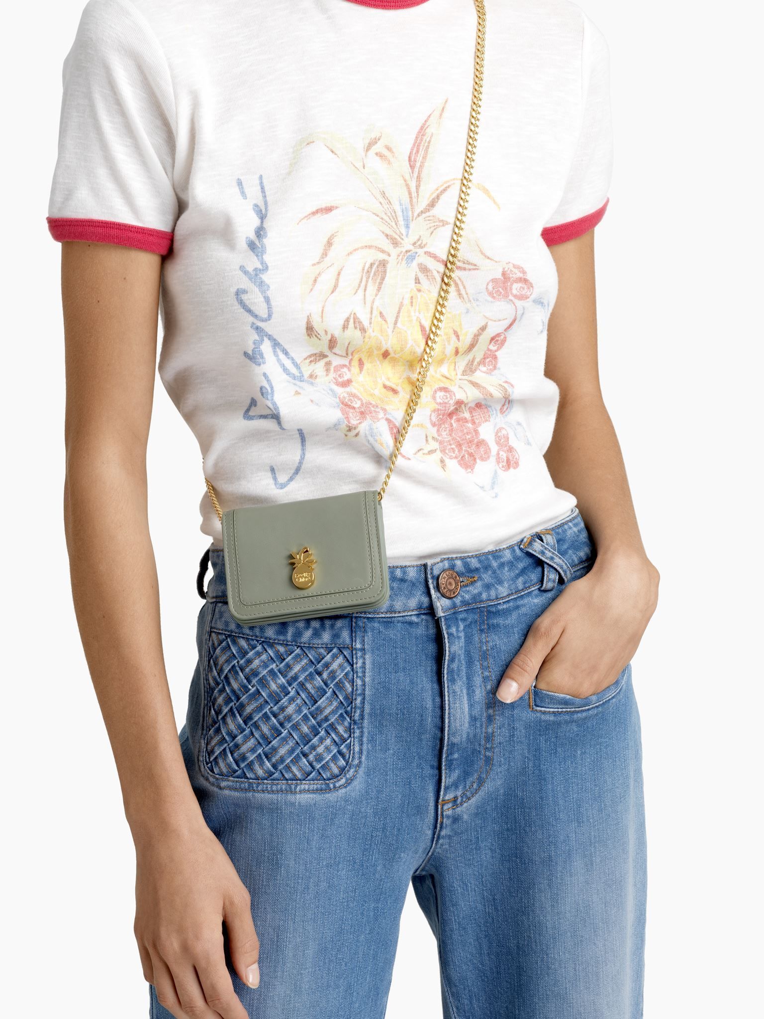 即発☆SEE BY CHLOE☆PINEAPPLE 財布 カードホルダー (See by
