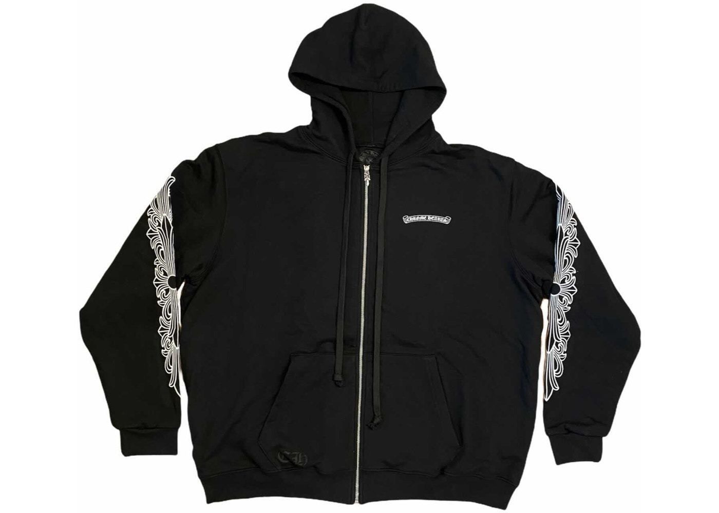 【CHROME HEARTS】スクロールロゴフリース ジップアップパーカー Chrome Hearts Aspen Excluisve ジップ スウェット パーカー