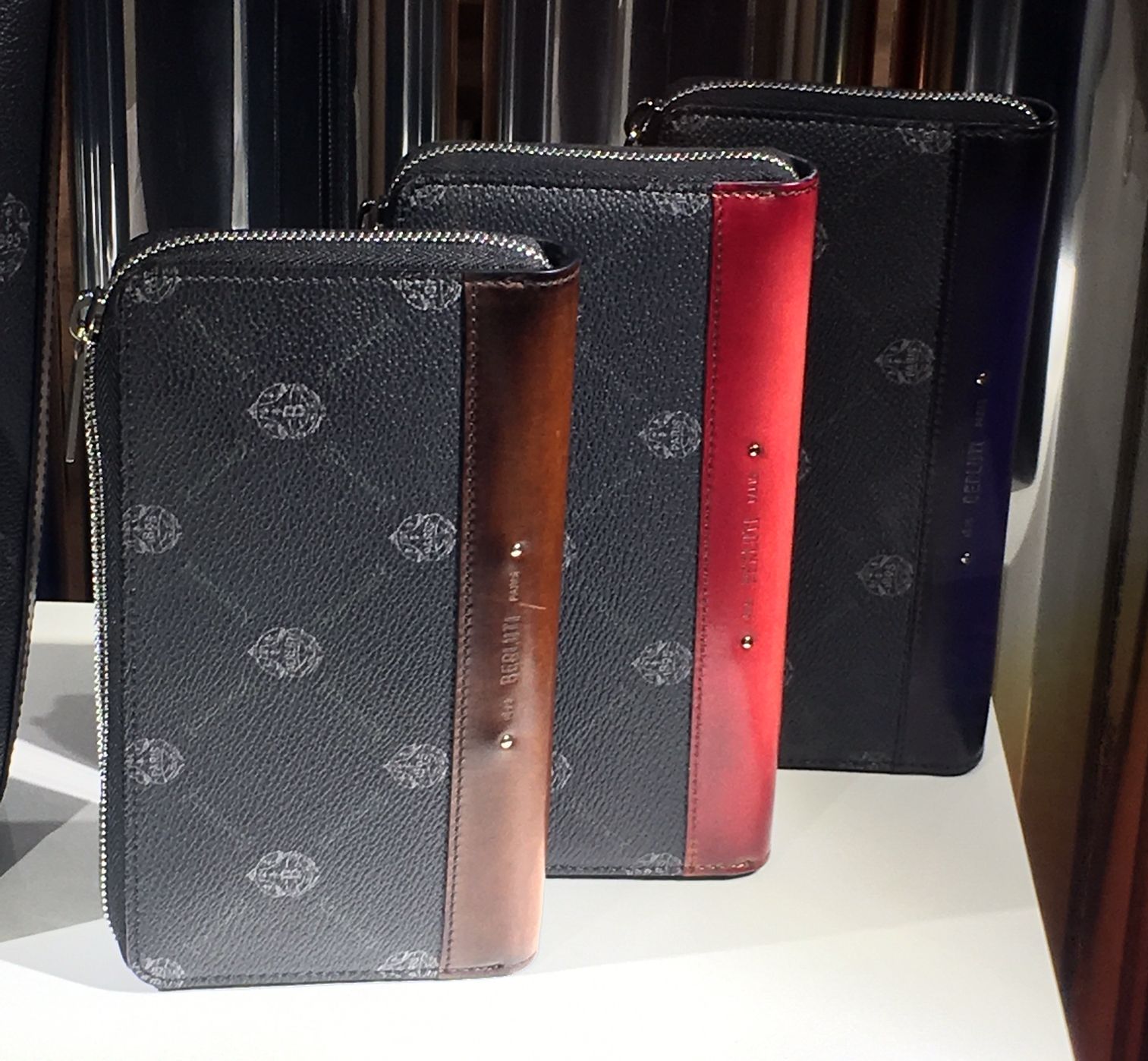 Berluti(ベルルッティ)キャンバス&レザー ジップ ウォレット (Berluti Berluti(ベルルッティ)キャンバス&レザー ジップ ウォレット (Berluti