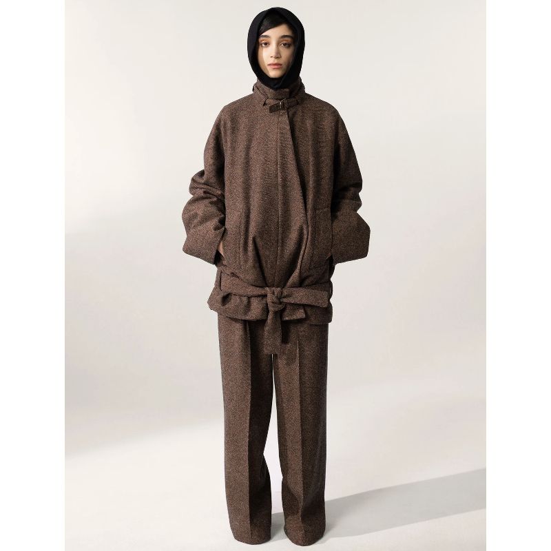 20AW NEW】LEMAIRE_women / ヴァルーズ ブルゾン / ブラウン系 20AW NEW】LEMAIRE_women / ヴァルーズ ブルゾン / ブラウン系