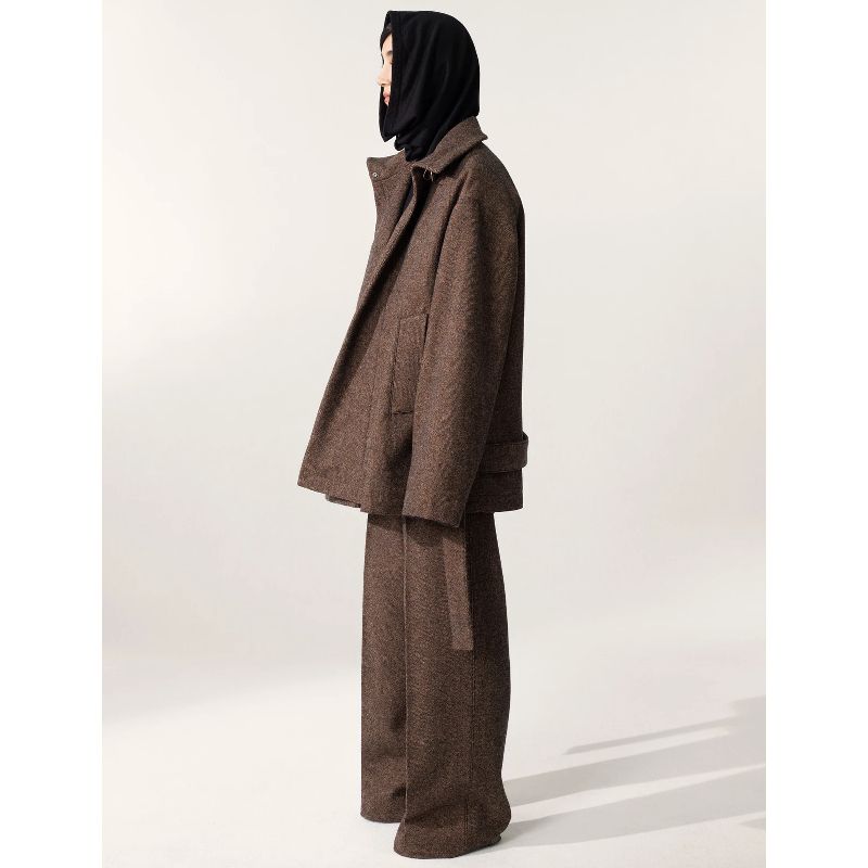 20AW NEW】LEMAIRE_women / ヴァルーズ ブルゾン / ブラウン系 20AW NEW】LEMAIRE_women / ヴァルーズ ブルゾン / ブラウン系