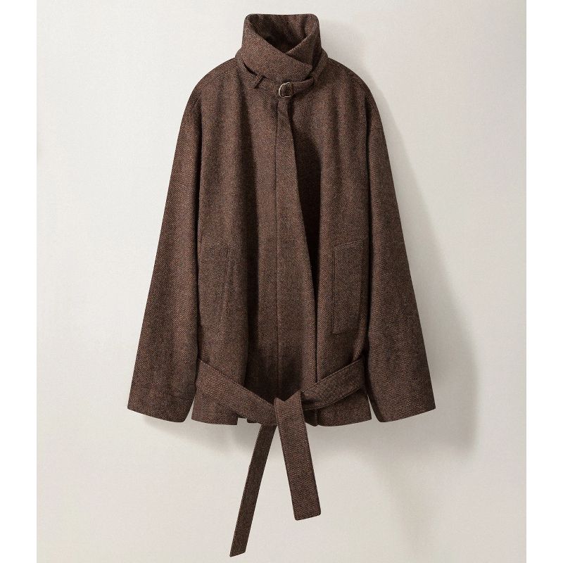 20AW NEW】LEMAIRE_women / ヴァルーズ ブルゾン / ブラウン系 20AW NEW】LEMAIRE_women / ヴァルーズ ブルゾン / ブラウン系