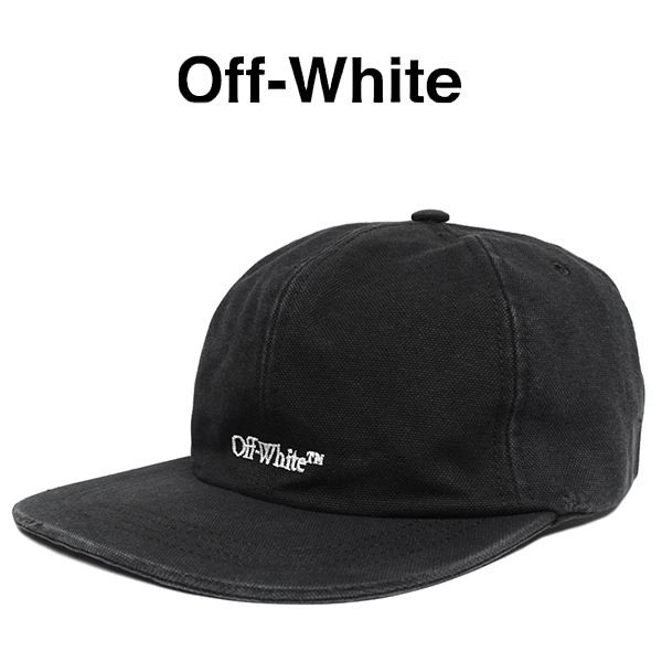 オフホワイト　キャップ　ブラック　OFF WHITE