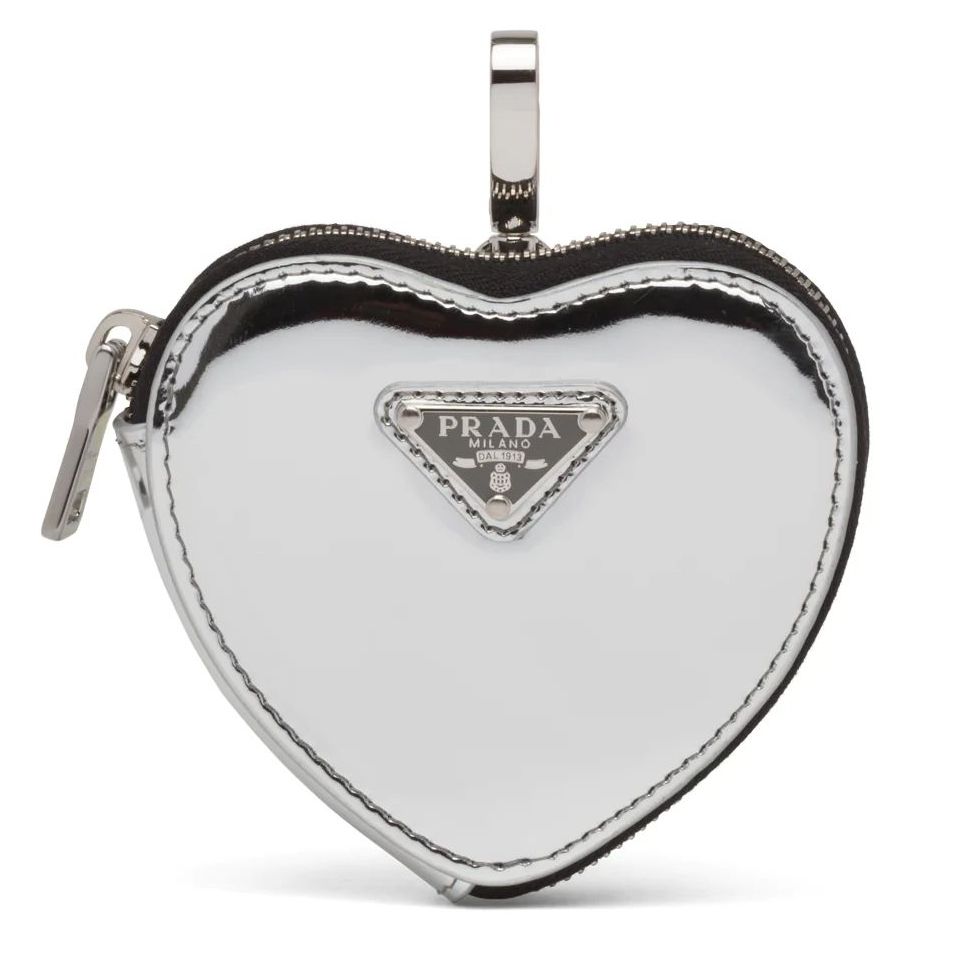 プラダ】ブラッシュドレザー☆ハート型ミニポーチ*1TL432_ZO6 (PRADA プラダ】ブラッシュドレザー☆ハート型ミニポーチ*1TL432_ZO6 (PRADA