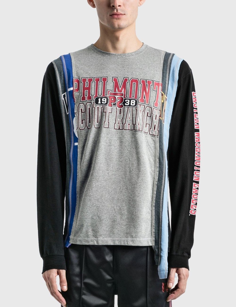 NEEDLES - ニードルス 7 CUTS カレッジ ロンT (Needles/Tシャツ NEEDLES - ニードルス 7 CUTS カレッジ ロンT (Needles/Tシャツ