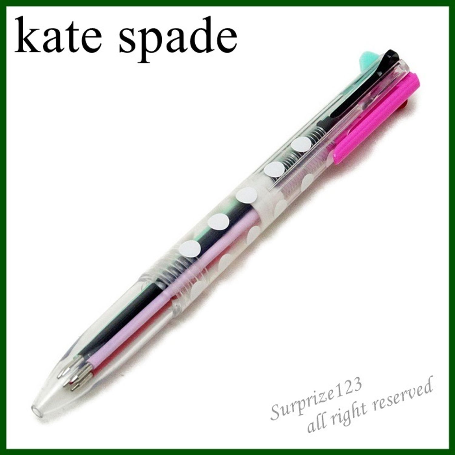 即発 ケイトスペード ボールペン 5色 小物 Ks 2146 Kate Spade New York 鉛筆 ペン 万年筆 Buyma