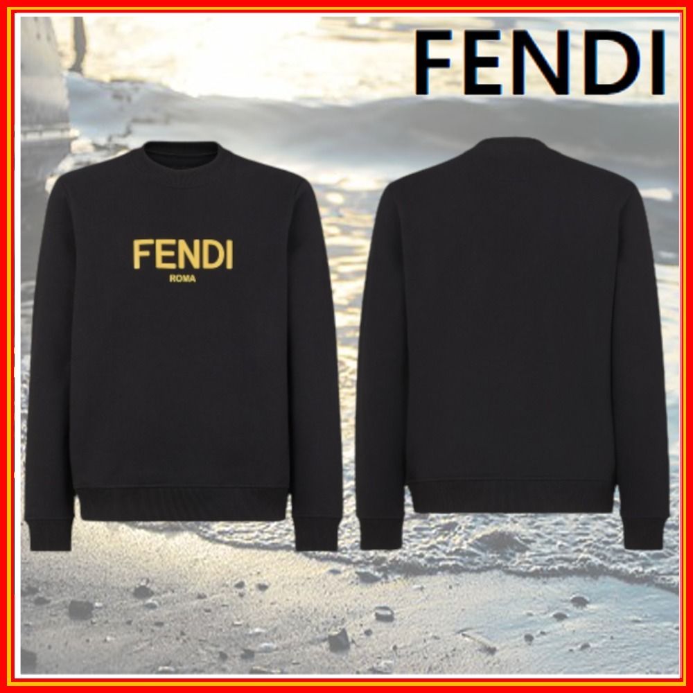新作【フェンディ】FENDIロゴスウェットトレーナー (FENDI/スウェット 新作【フェンディ】FENDIロゴスウェットトレーナー (FENDI/スウェット
