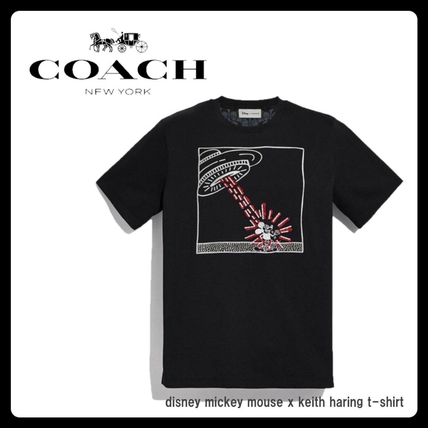 Coach オシャレメンズdisney X Keith Haring限定コラボtシャツ Coach Tシャツ カットソー C0648 Buyma