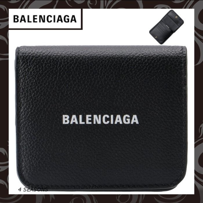 ☆早期完売☆BALENCIAGA CASH フラップ付き 二つ折り財布/New ...