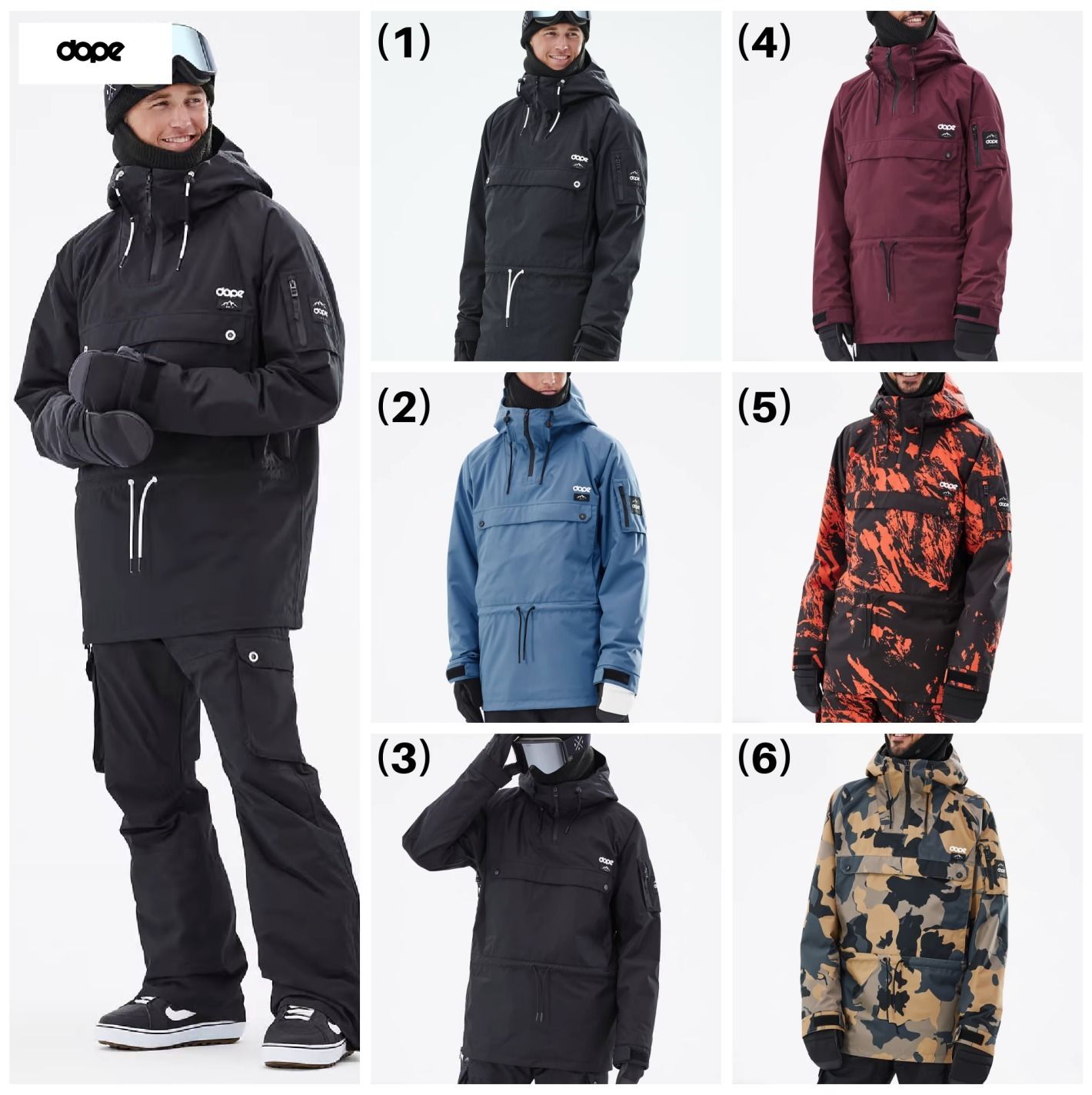 Dope Cyclone Snowboard Jacket Men Black | Dopesnow.com