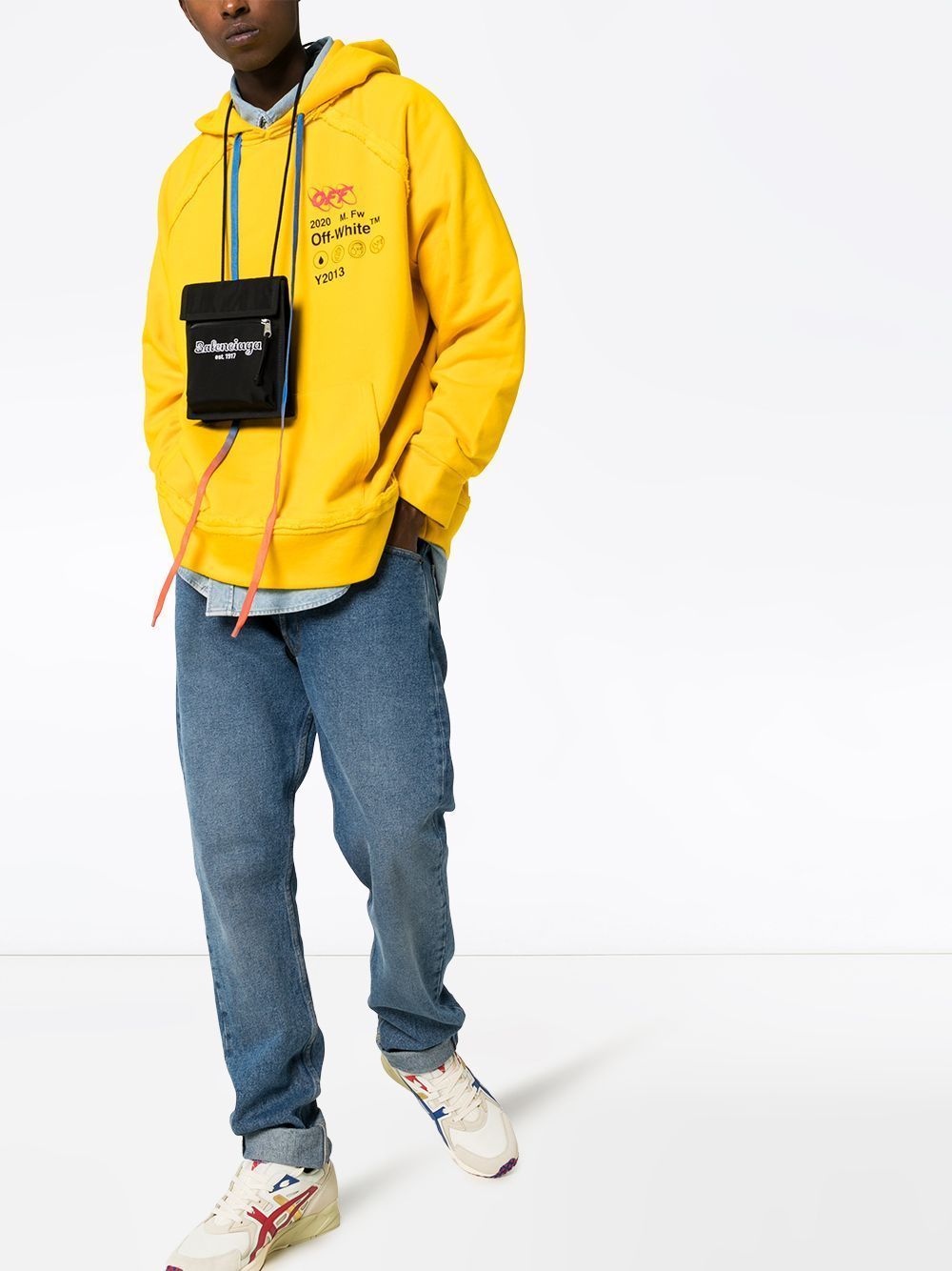 プレミアセットアップ】OFF-WHITE Y013 スウェット イエロー (Off