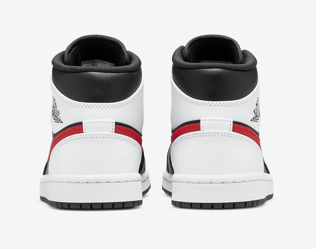 Nike air Jordan 1 Mid Black Chile Red White 2020 AW 20 (Nike