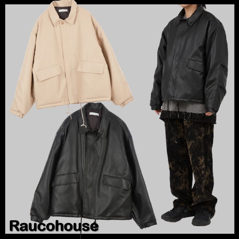 ☆関税込☆RAUCOHOUSE☆LEATHER ZIP UP JUMPE.R ☆ジャケット ☆関税込☆RAUCOHOUSE☆LEATHER ZIP UP JUMPE.R ☆ジャケット