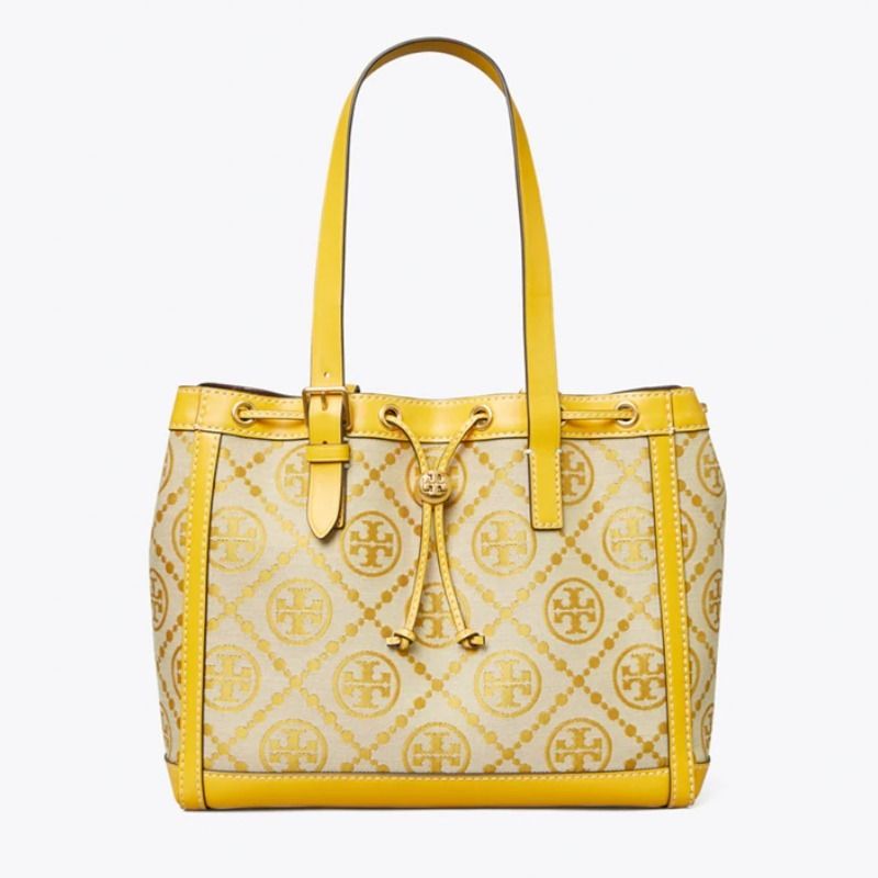 Tory Burch】T MONOGRAM JACQUARD SMALL TOTE BAG♪ (Tory Burch ...