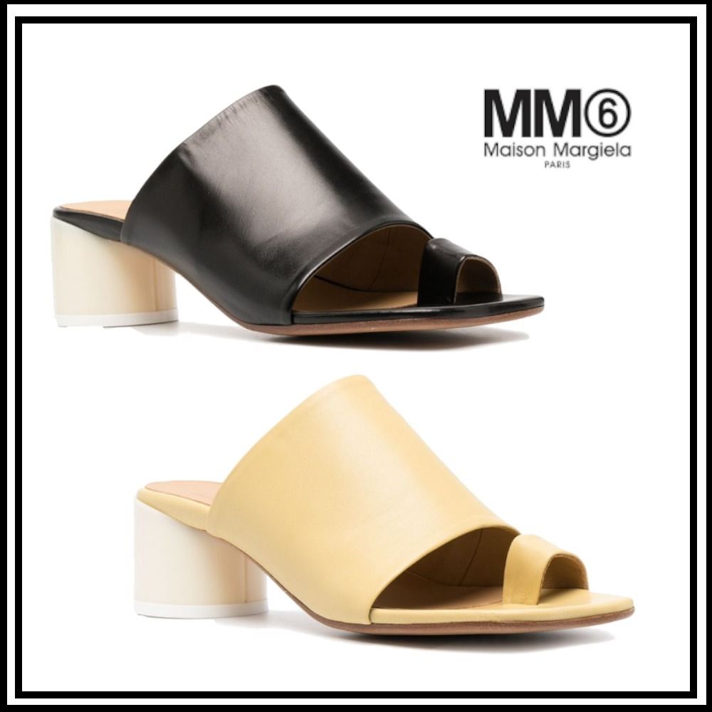 【大人気】Maison Margiela レザーサンダル ミュール 【大人気】Maison Margiela レザーサンダル ミュール