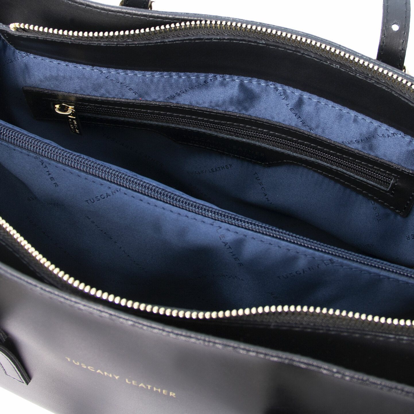 イタリア製【Tuscany Leather】タッセルつきレザートートバッグ イタリア製【Tuscany Leather】タッセルつきレザートートバッグ