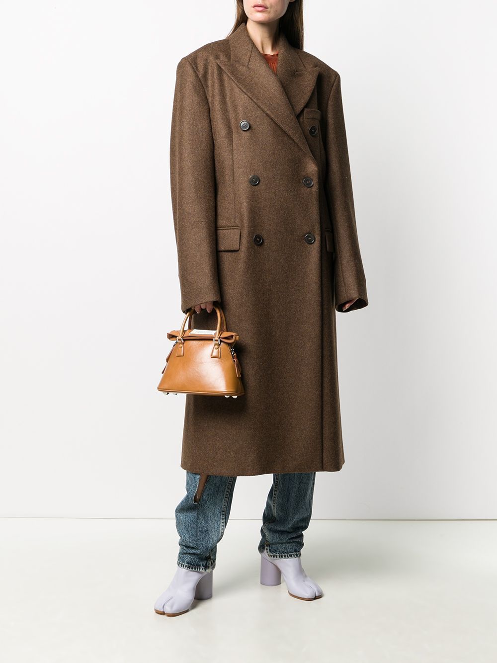 MAISON MARGIELA | DOUBLE-BREASTED WOOL COAT ウールコート (Maison MAISON MARGIELA | DOUBLE-BREASTED WOOL COAT ウールコート (Maison