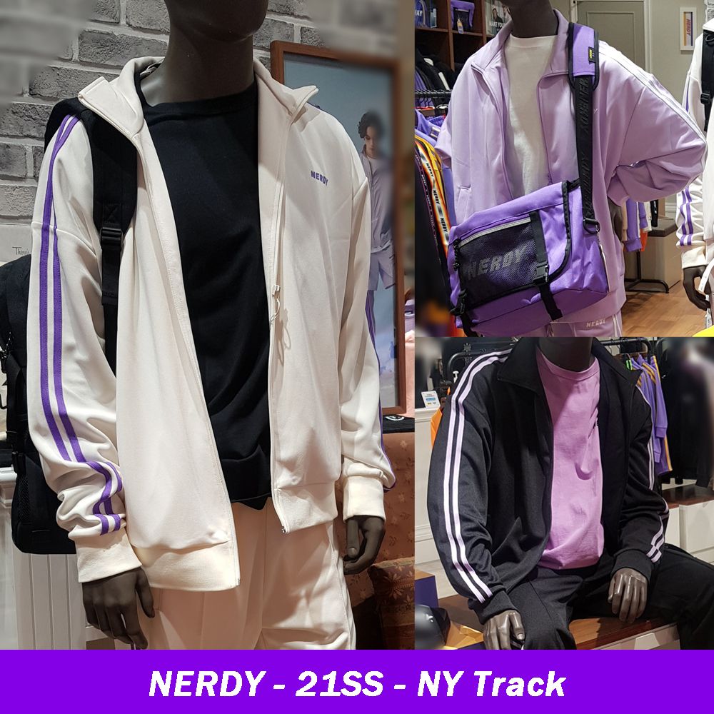 NERDY☆2021 NY Track Top☆韓国の人気 ジャージトップ (NERDY