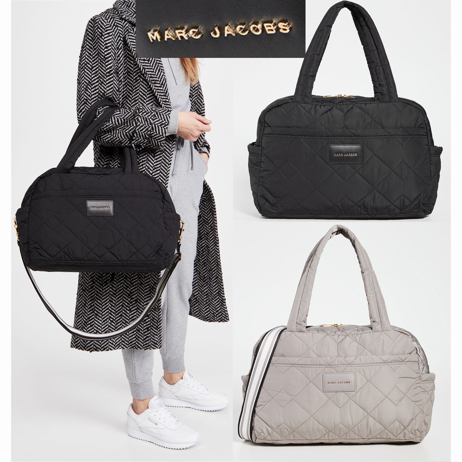 限定価格】国内発送!MARC JACOBS☆Medium ダッフルバッグ (MARC セール新品 マークジェイコブス 2wayボストンバッグ ショルダーバッグ
