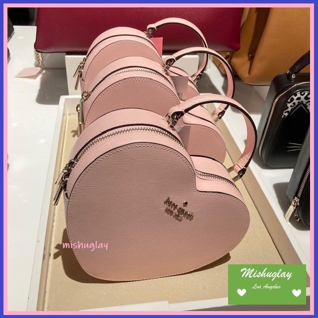 kate spade】♡ハート♡クロスボディバッグ♡ (kate spade new york 激安限定販売 ケイトスペード 2Way 限定商品 ピンク クロスボディ ハート ショルダーバッグ