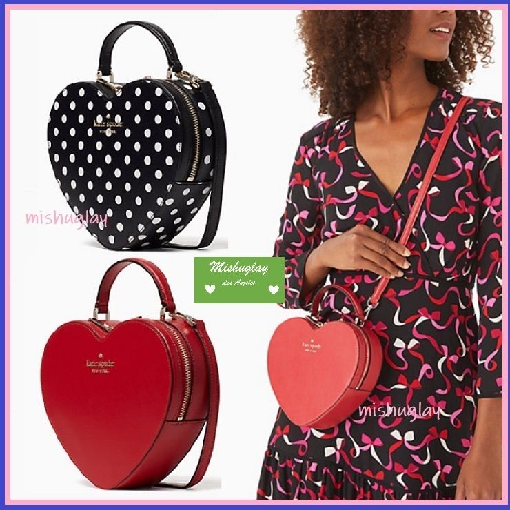 kate spade】♡ハート♡クロスボディバッグ♡ (kate spade new york 激安限定販売 ケイトスペード 2Way 限定商品 ピンク クロスボディ ハート ショルダーバッグ