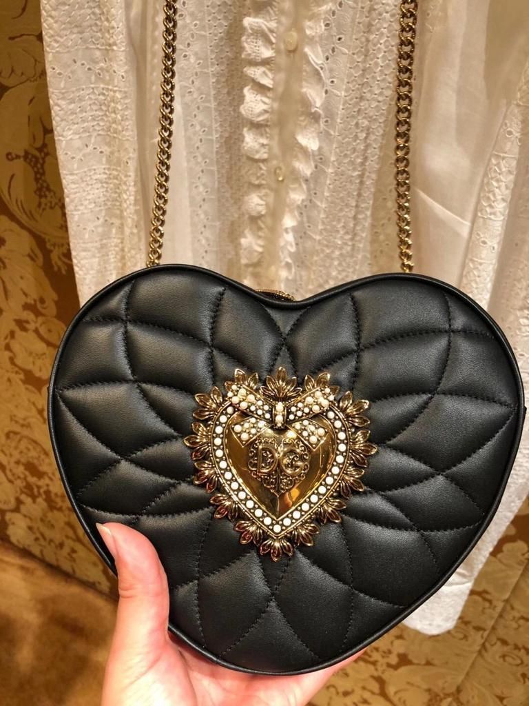 DOLCE&GABBANA】DEVOTION カメラバッグ マトラッセ ハート型 (Dolce DOLCE&GABBANA】DEVOTION カメラバッグ マトラッセ ハート型 (Dolce