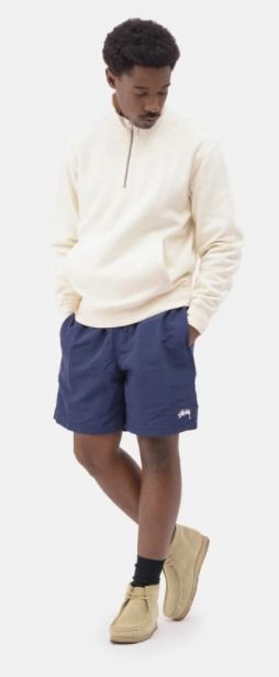 STUSSY】OVERDYED MOCK / ハーフジップスウェット (STUSSY/スウェット STUSSY】OVERDYED MOCK / ハーフジップスウェット (STUSSY/スウェット