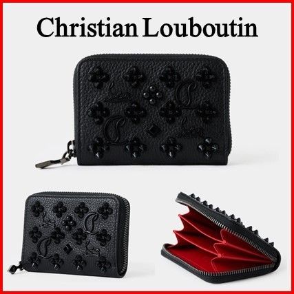 Panettone coin purse ブラック カーフレザー - Accessories