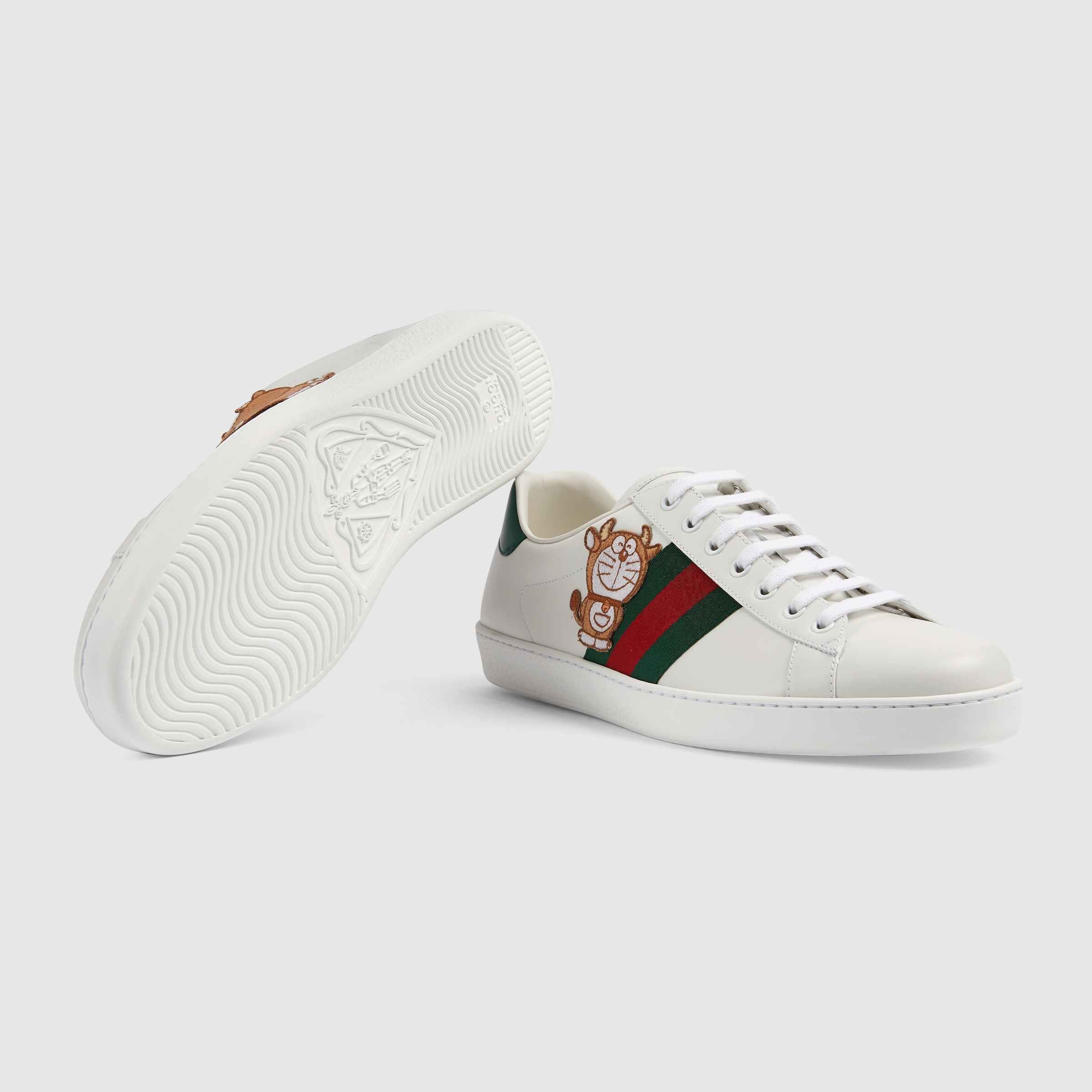 ドラえもんxグッチ☆メンズAceスニーカー☆牛Doraemon (GUCCI ドラえもんxグッチ☆メンズAceスニーカー☆牛Doraemon (GUCCI