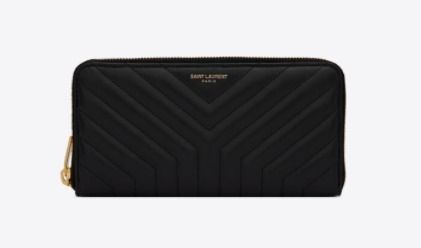 2021年のクリスマスの特別な衣装 長財布 日用品/生活雑貨 Saint Laurent】ジョアン Yレザージップアラウンド ウォレット (Saint