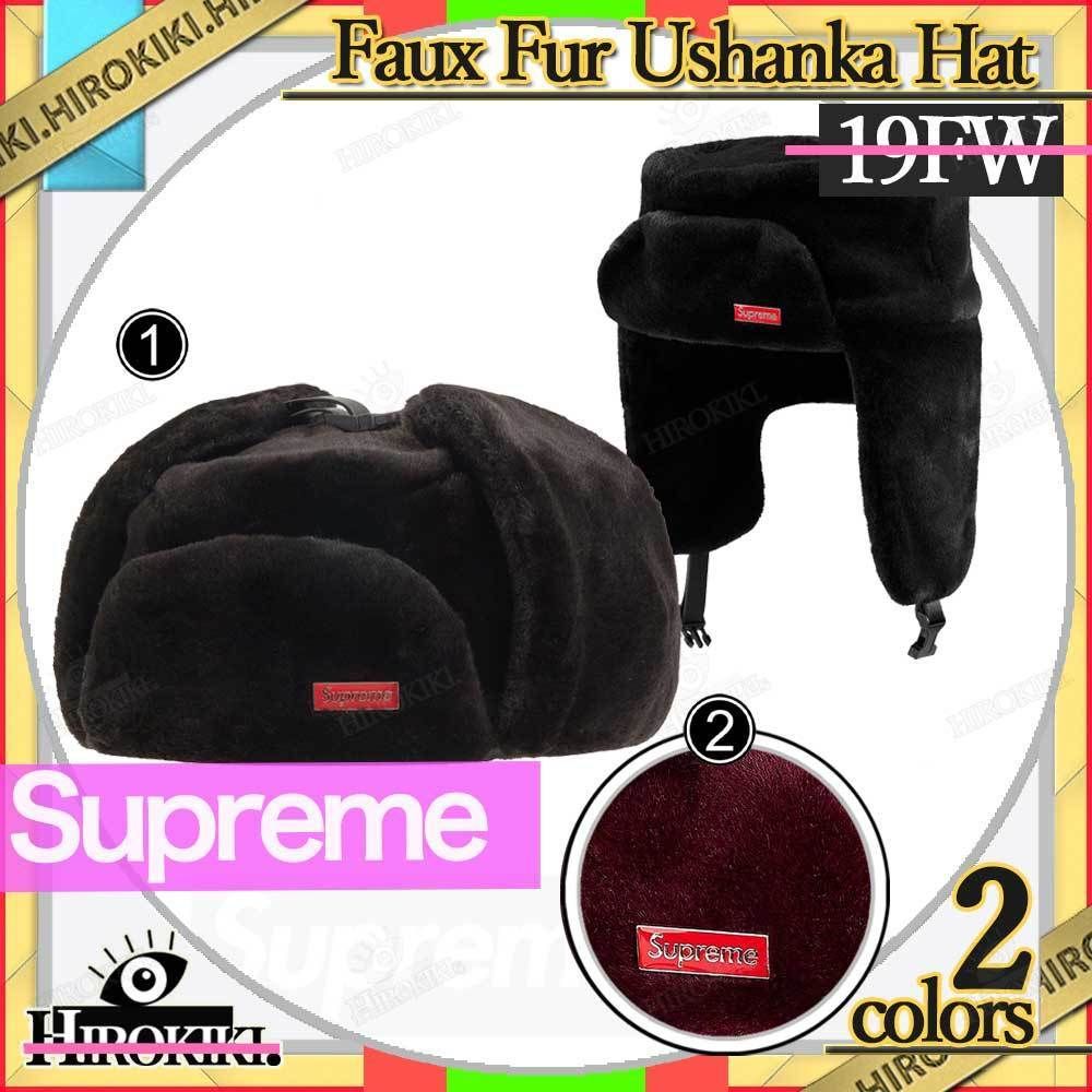19FW /Supreme Faux Fur Ushanka Hat ファー ウシャンカ ロゴ (Supreme 19FW /Supreme Faux Fur Ushanka Hat ファー ウシャンカ ロゴ (Supreme