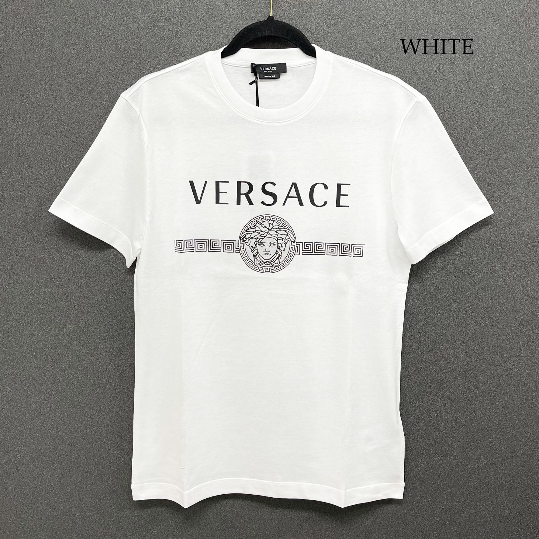 国内即発】VERSACE☆メデューサ ロゴコットンTシャツ ♪ (VERSACE/T 国内即発】VERSACE☆メデューサ ロゴコットンTシャツ ♪ (VERSACE/T