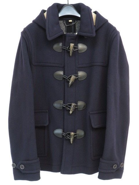 BURBERRY チェック ウール ブレンド ダッフルコート #8008649 BURBERRY チェック ウール ブレンド ダッフルコート #8008649