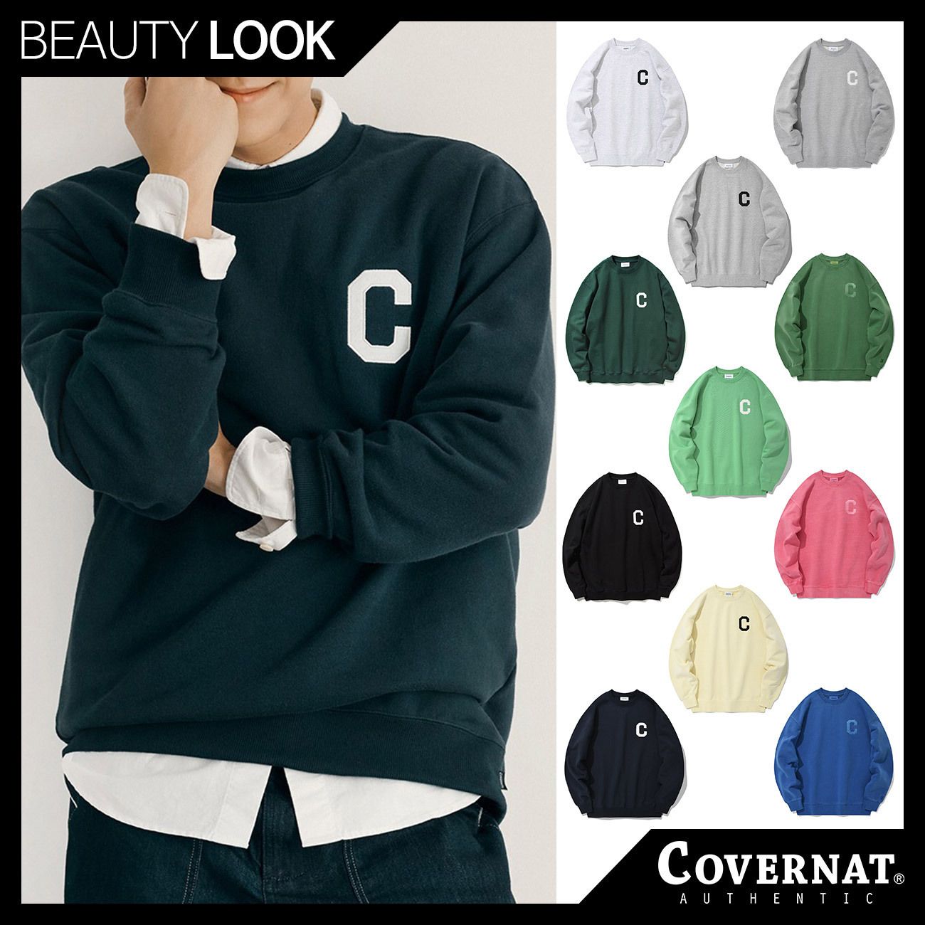 COVERNAT】C LOGO SWEATSHIRT☆追跡付 (COVERNAT/スウェット COVERNAT】C LOGO SWEATSHIRT☆追跡付 (COVERNAT/スウェット
