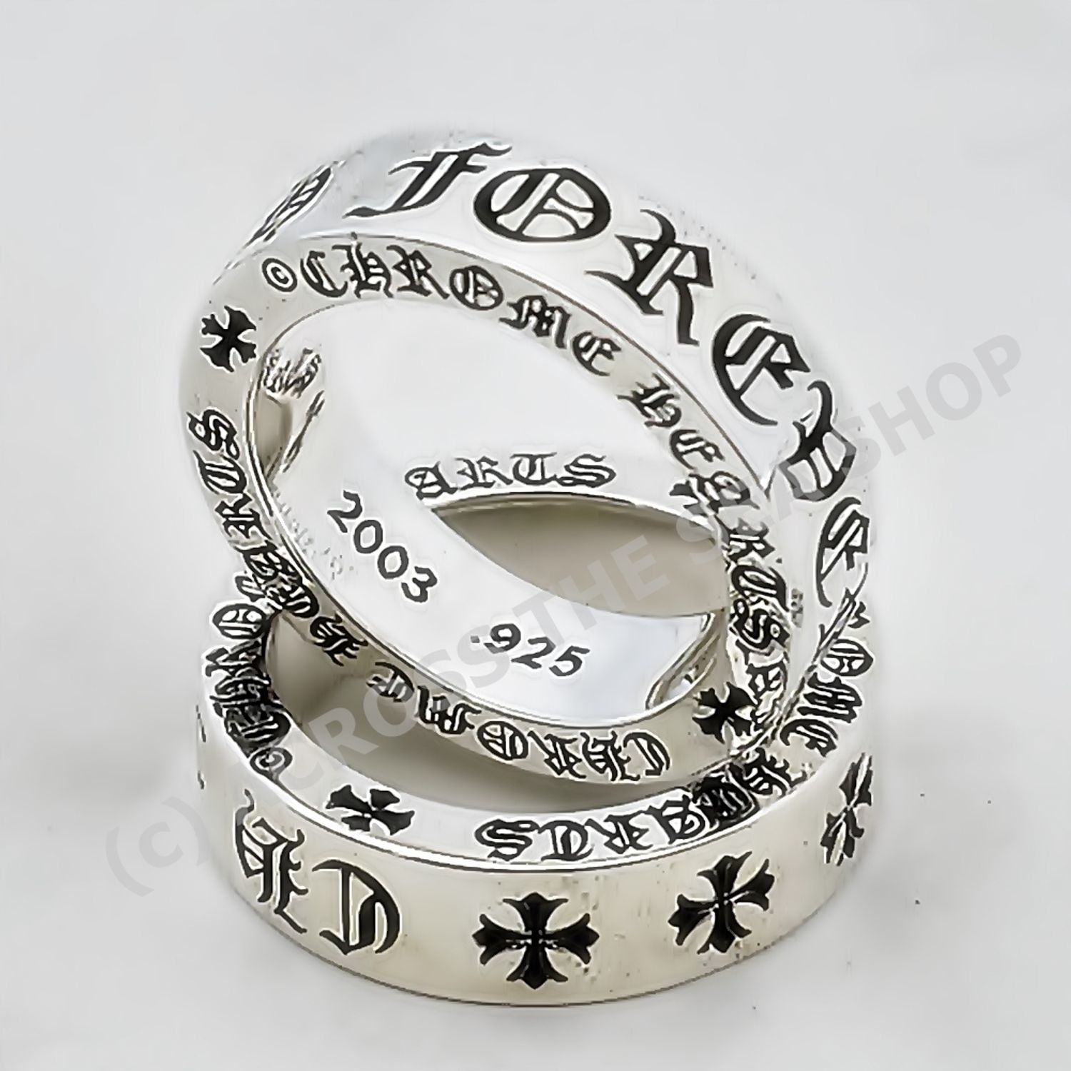 クロムハーツ 6mm SPACER FOREVER/6mmスペーサーフォーエバー シルバー 