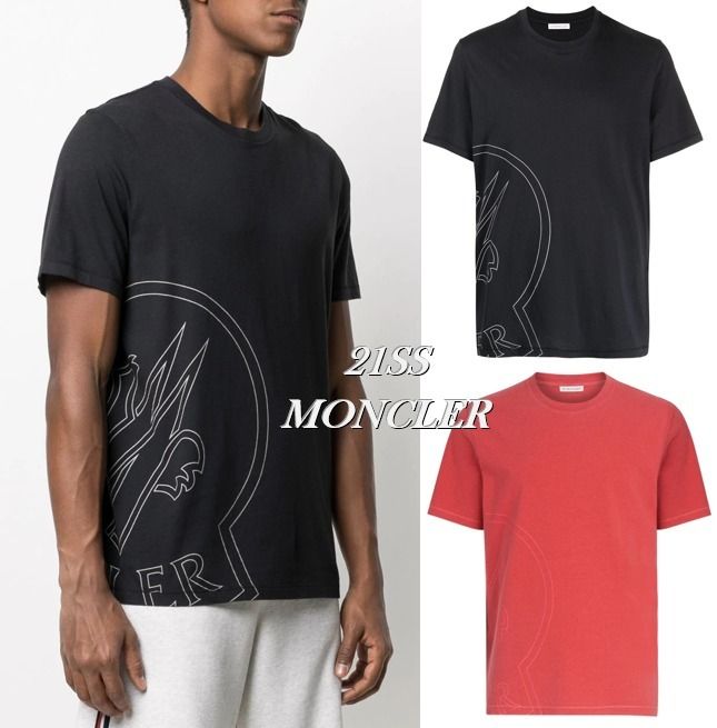21SS【MONCLER】サイドビックロゴプリントTシャツ (MONCLER/Tシャツ 21SS【MONCLER】サイドビックロゴプリントTシャツ (MONCLER/Tシャツ