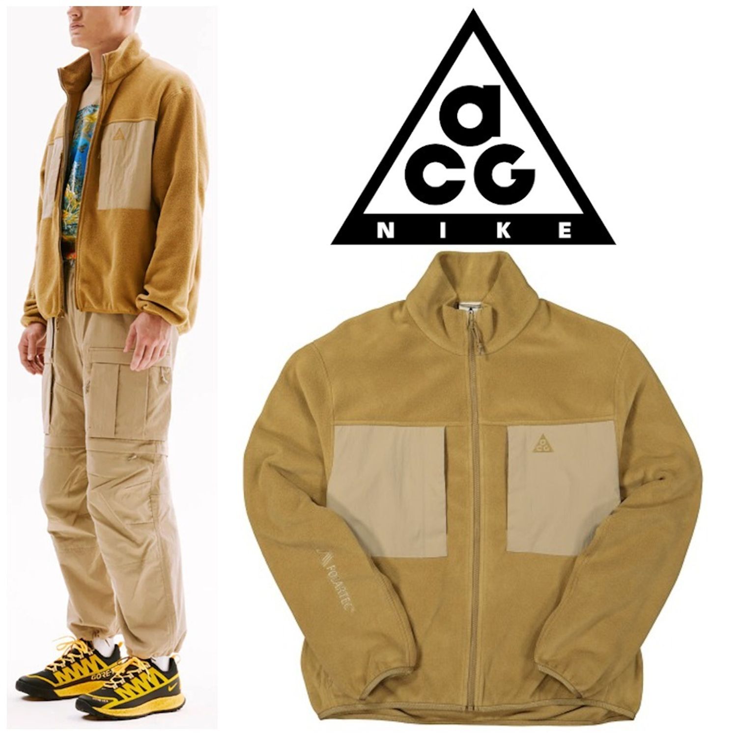 Nike Acg 新作 機能性 ポーラテック フリース ジャケット Nike フリースジャケット Buyma