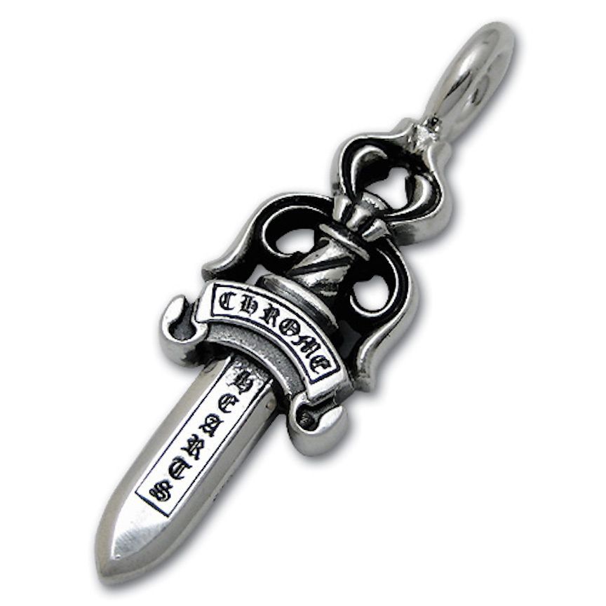 CHROME HEARTS DOUBLE DAGGER PENDANT ダブルダガーペンダント (CHROME CHROME HEARTS DOUBLE DAGGER PENDANT ダブルダガーペンダント (CHROME