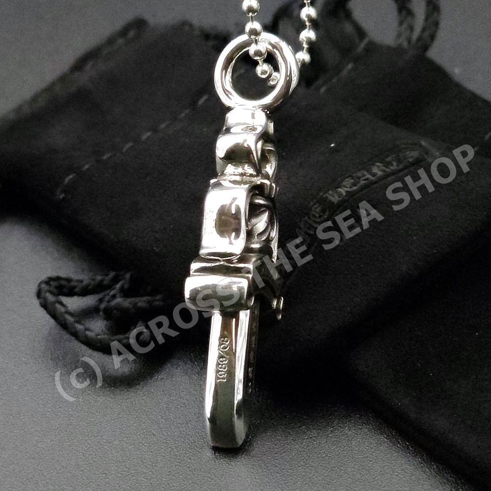 Chrome Hearts Double Dagger Pendant Pendant Charm 925 | eBay