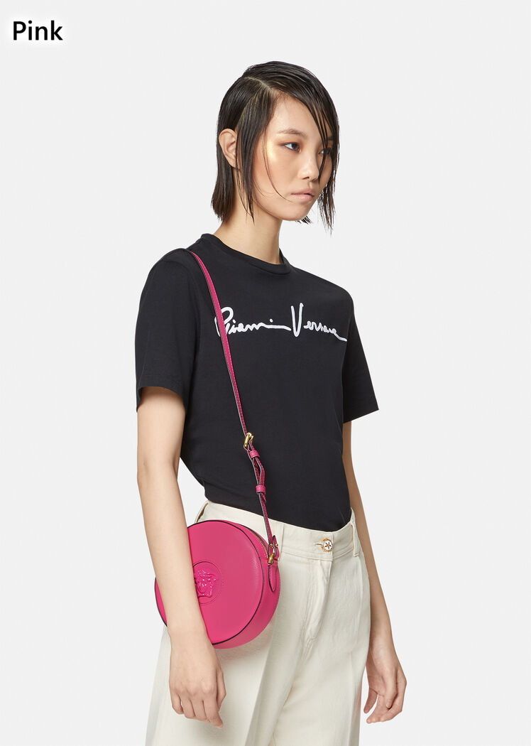 ヴェルサーチェ ラ メドゥーサ ラウンド カメラ バッグ (VERSACE ...