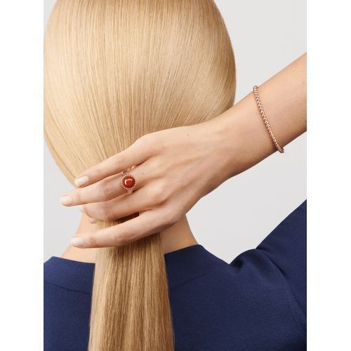 Van Cleef&Arpels】ペルレ クルール リング Gold カーネリアン