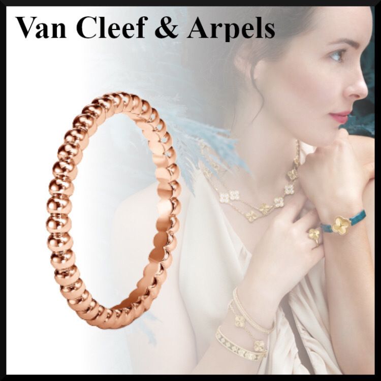 Van Cleef&Arpels】ペルレ ゴールドパール リング Sモデル (Van Cleef